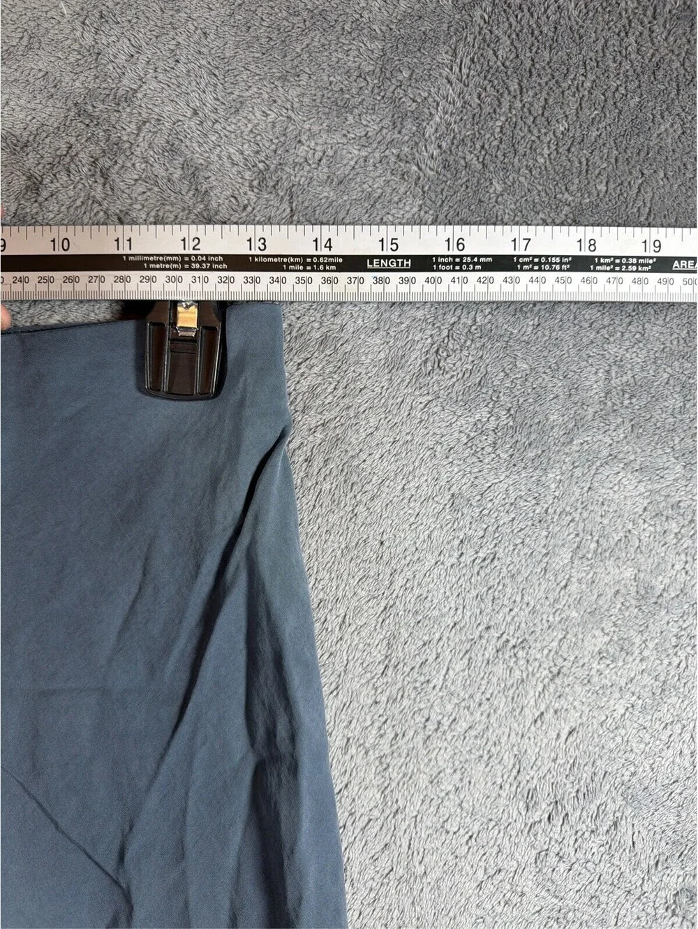 ZARA Women's Blue Asymmetrical Hem Midi Skirt Flowy Solid Size Small
